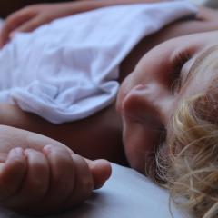 Image of a sleeping child